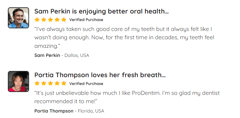 Prodentim customer reviews -1